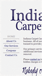 Mobile Screenshot of indianacarpetcarellc.com